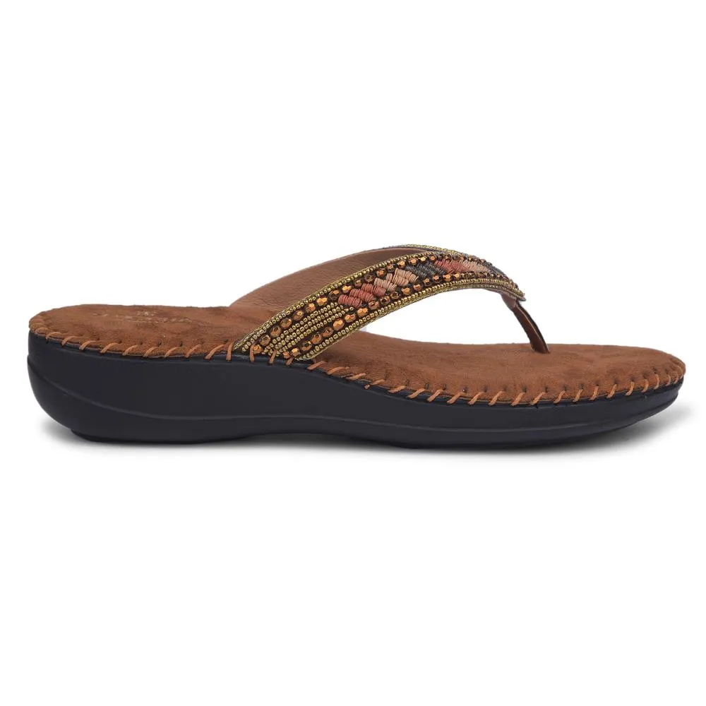 Senorita By Liberty Women STY-39 Brown Ethnic Sandal