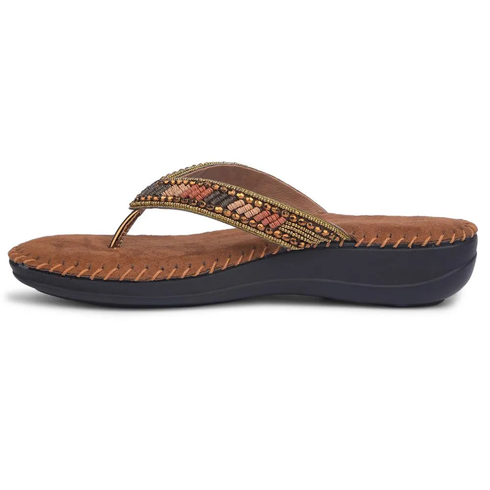 Senorita By Liberty Women STY-39 Brown Ethnic Sandal