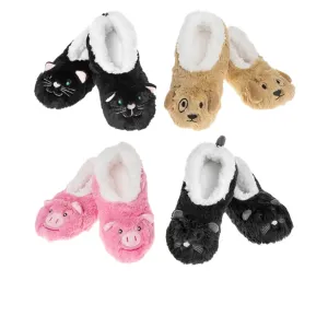 Snoozies Furry Foot Pals Adult Slippers (Choice of 4)