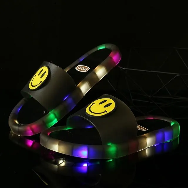 Sparkling Led Kids Slippers