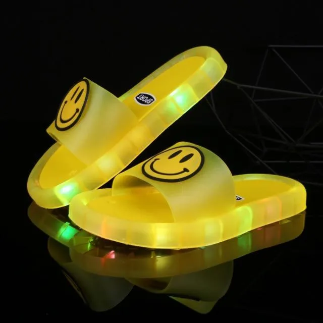 Sparkling Led Kids Slippers