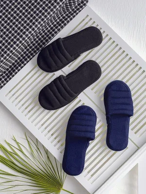 Striped Front Design Home Slippers