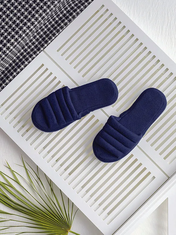 Striped Front Design Home Slippers