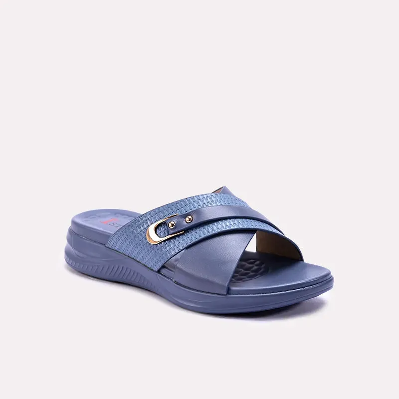 Svetlana Blue Comfy Slippers 0412727