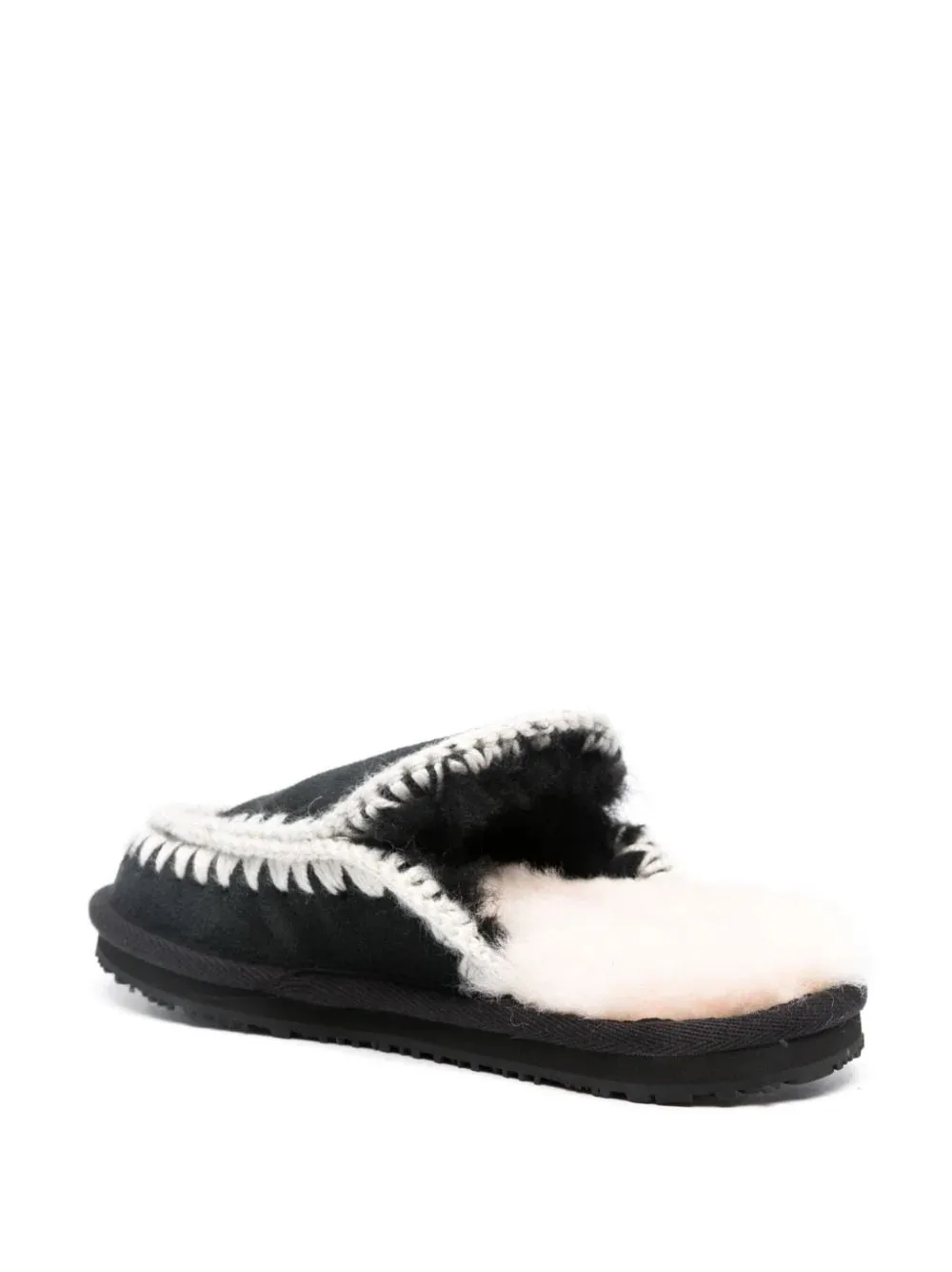 The Suede Shearling Slipper with Eskimo Stitch