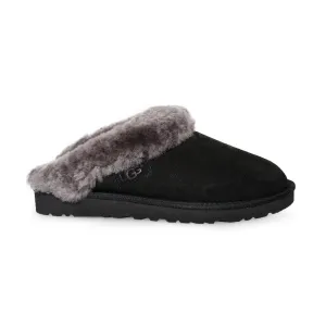 UGG Cluggette Black Slippers - Women's