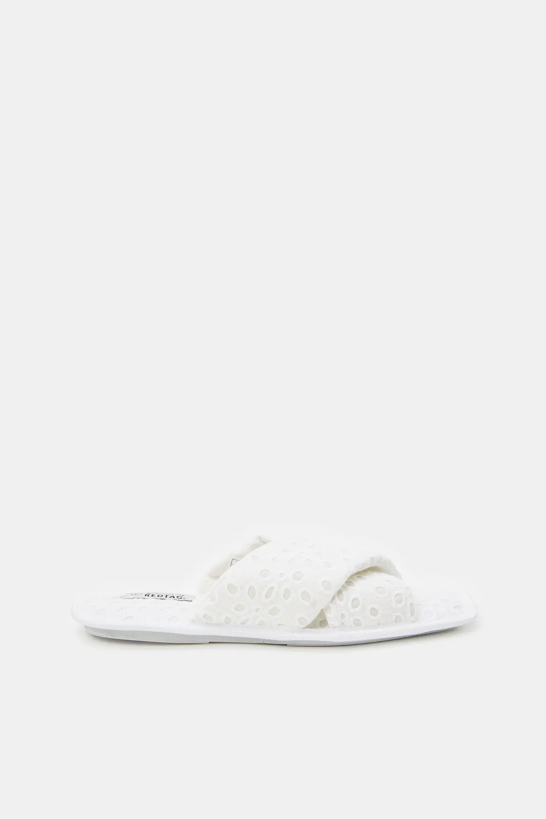 Women White Auglaize Slippers