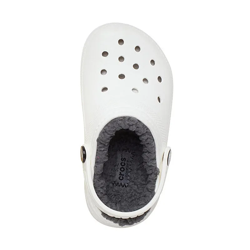 Women's Classic Lined Clog White/Grey