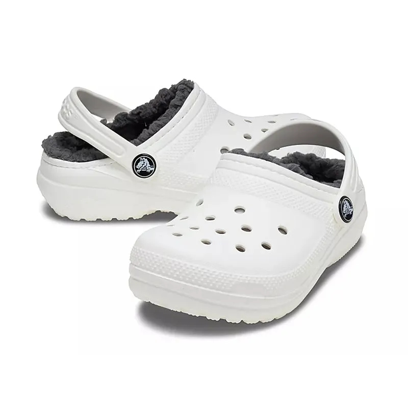 Women's Classic Lined Clog White/Grey