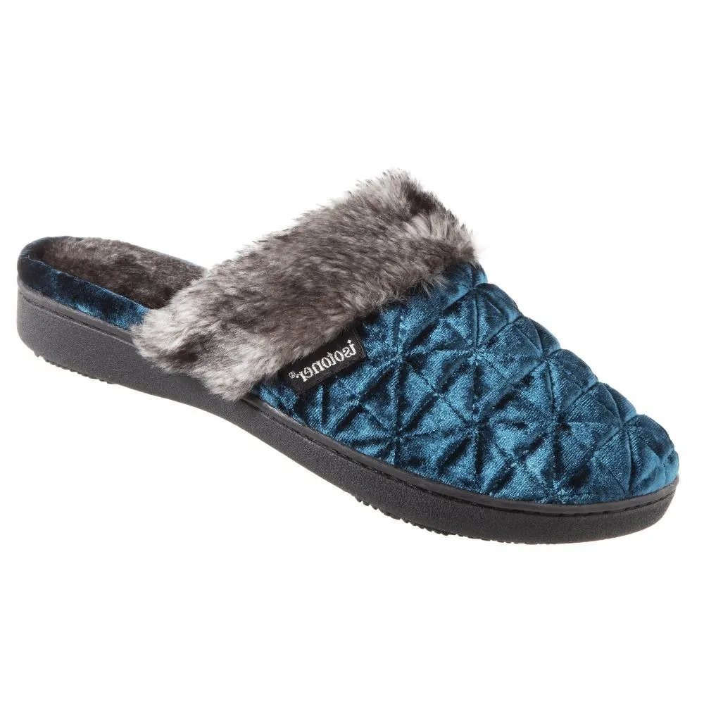 Women’s Crushed Velour Stephanie Clog Slippers