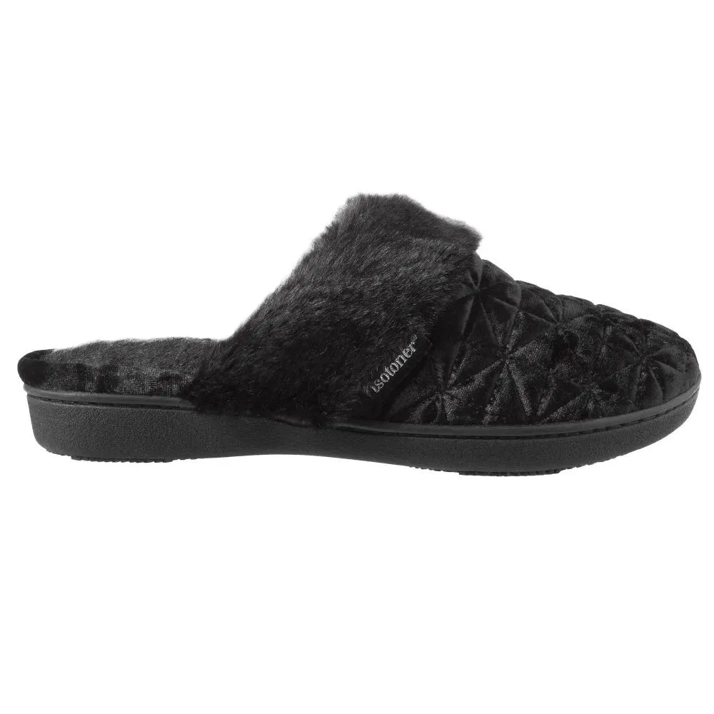 Women’s Crushed Velour Stephanie Clog Slippers