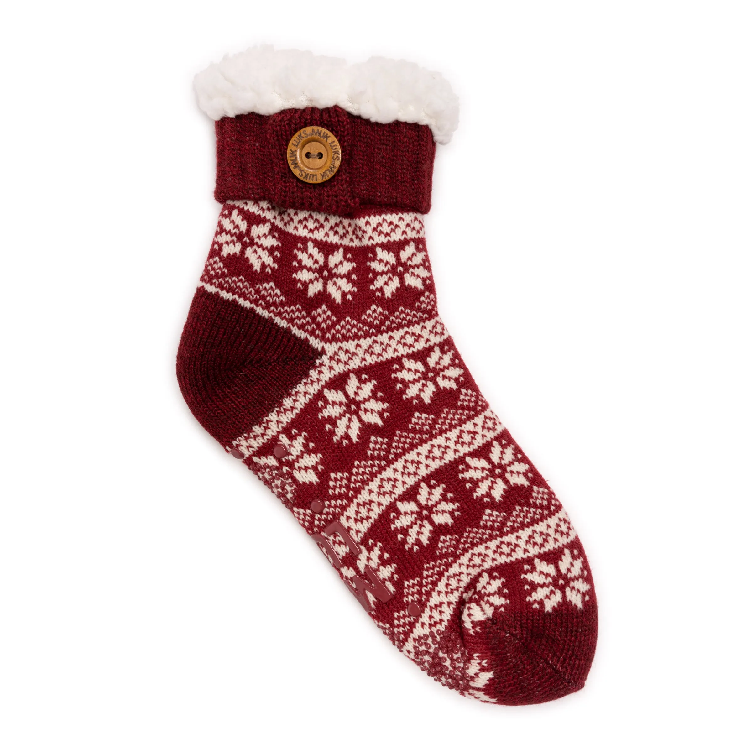 Women's Cuffed Cabin Sock with Button