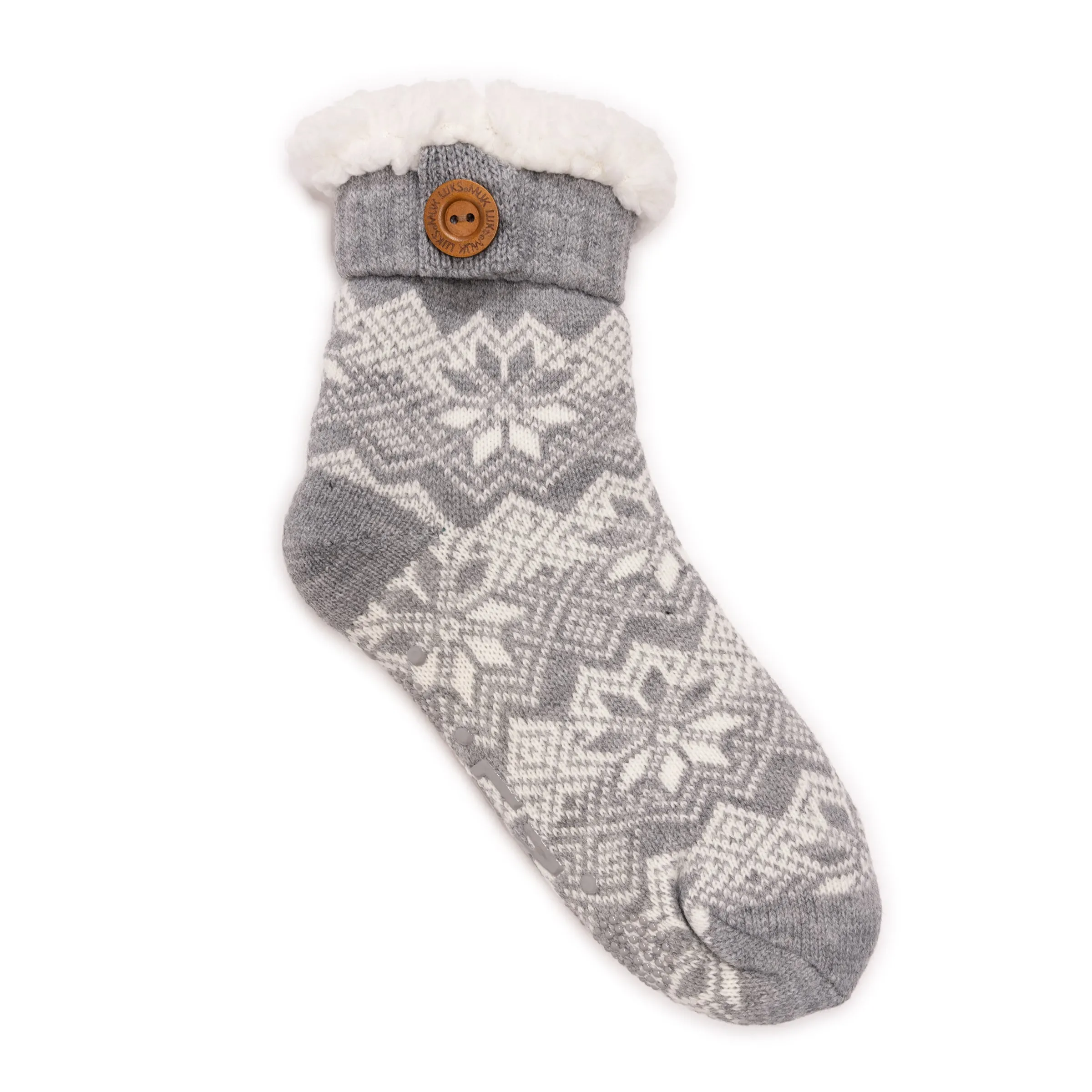 Women's Cuffed Cabin Sock with Button