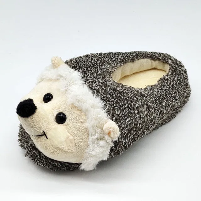 Women's Fuzzy Animal Slippers