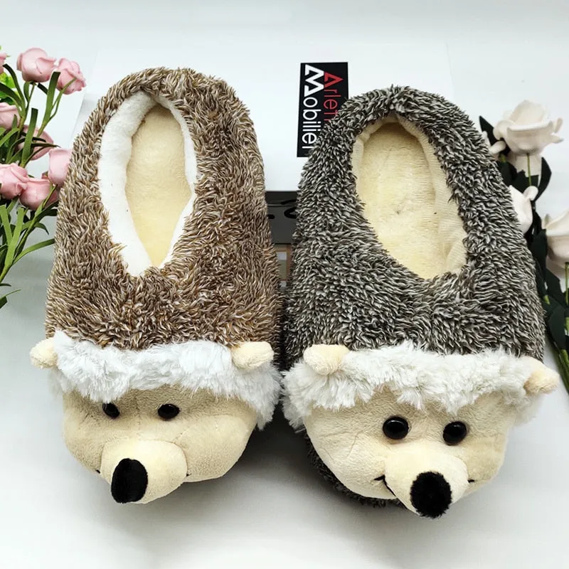 Women's Fuzzy Animal Slippers