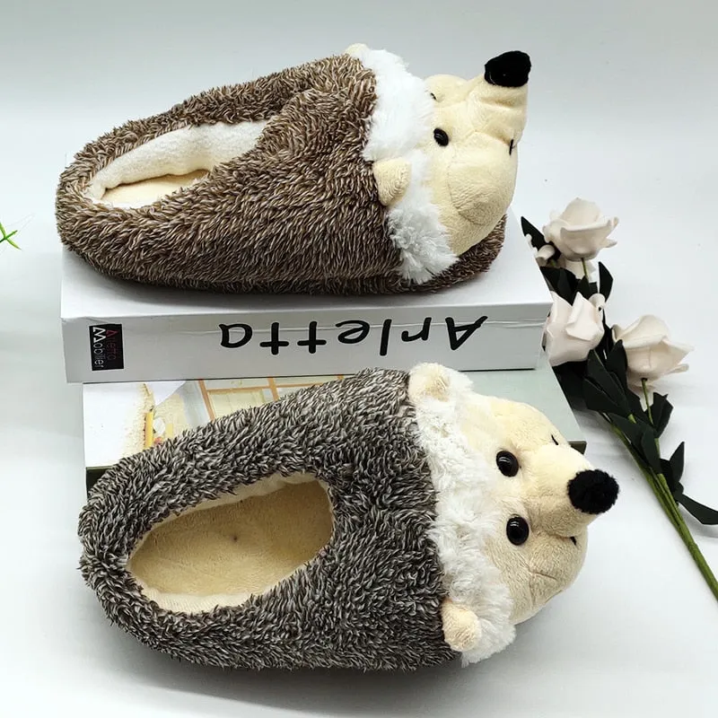 Women's Fuzzy Animal Slippers