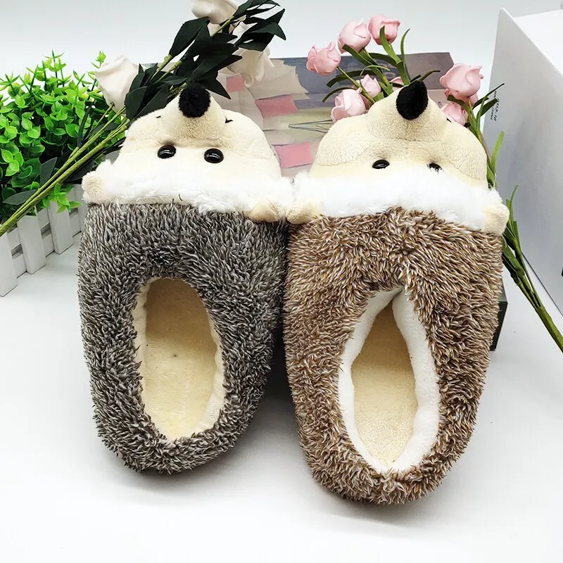 Women's Fuzzy Animal Slippers