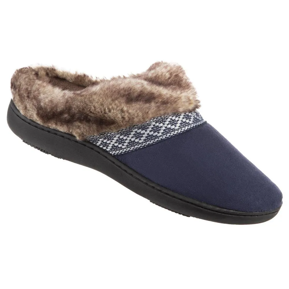 Women’s Isotoner Microsuede Basil Hoodback Slippers