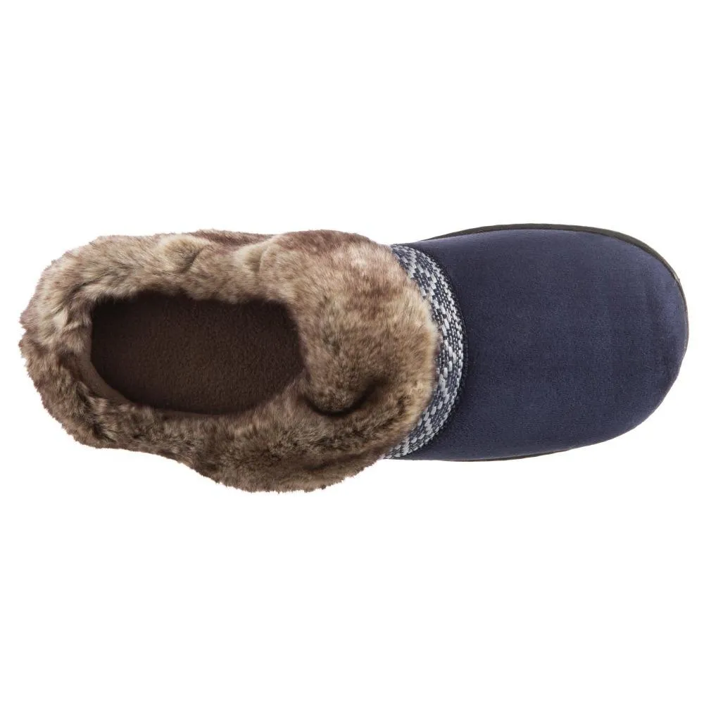 Women’s Isotoner Microsuede Basil Hoodback Slippers