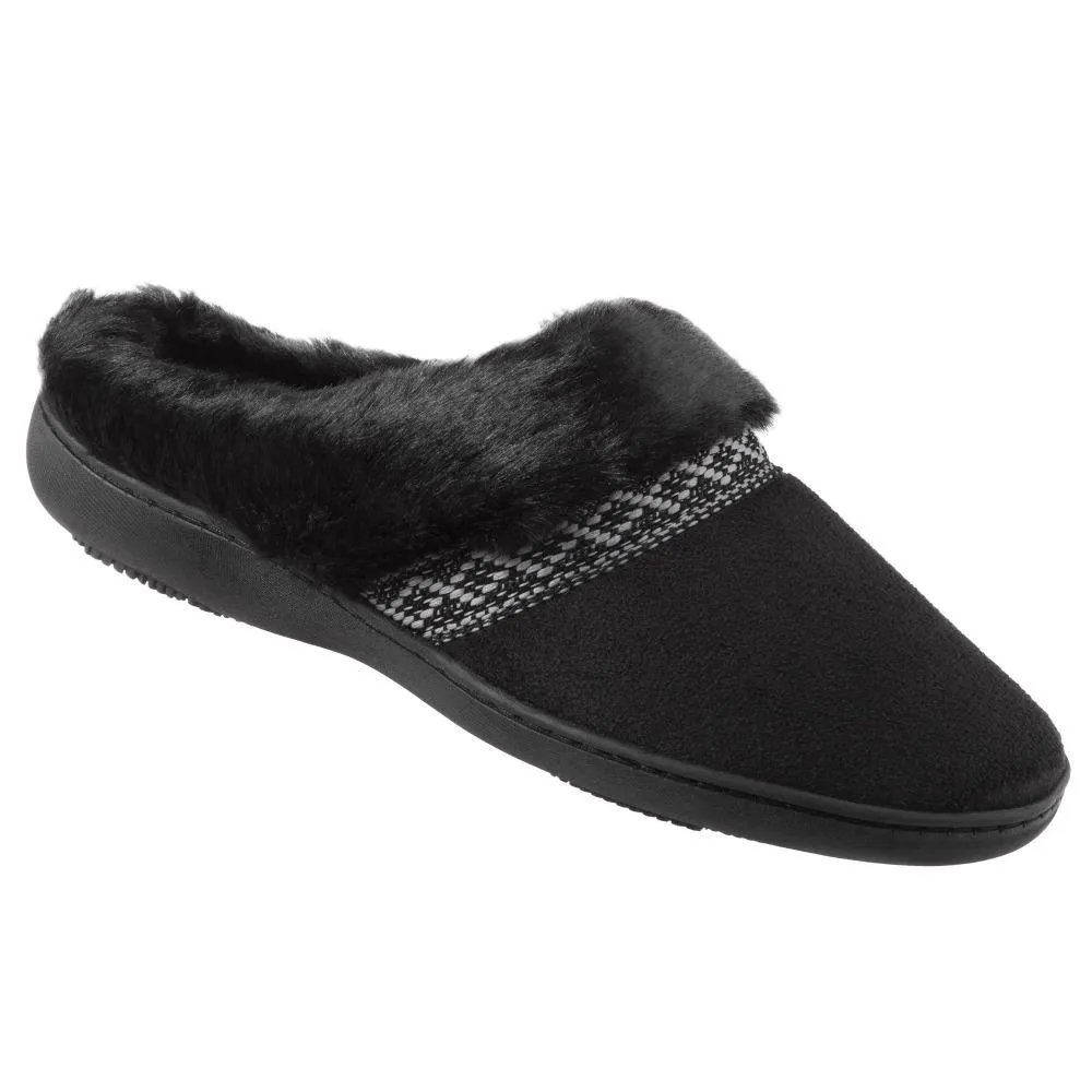 Women’s Isotoner Microsuede Basil Hoodback Slippers