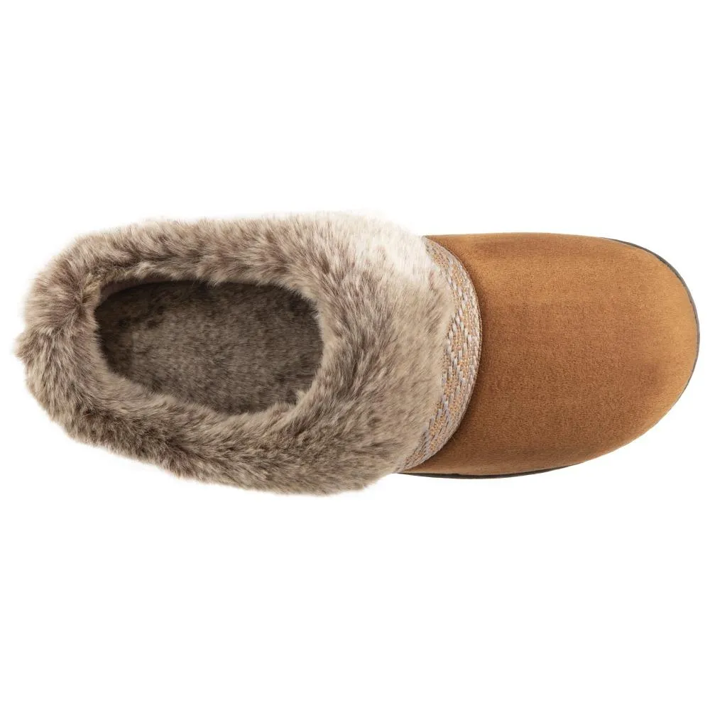 Women’s Isotoner Microsuede Basil Hoodback Slippers