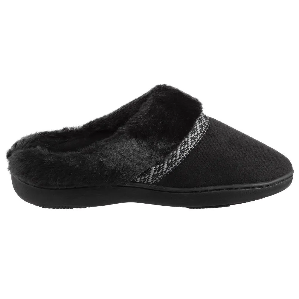 Women’s Isotoner Microsuede Basil Hoodback Slippers