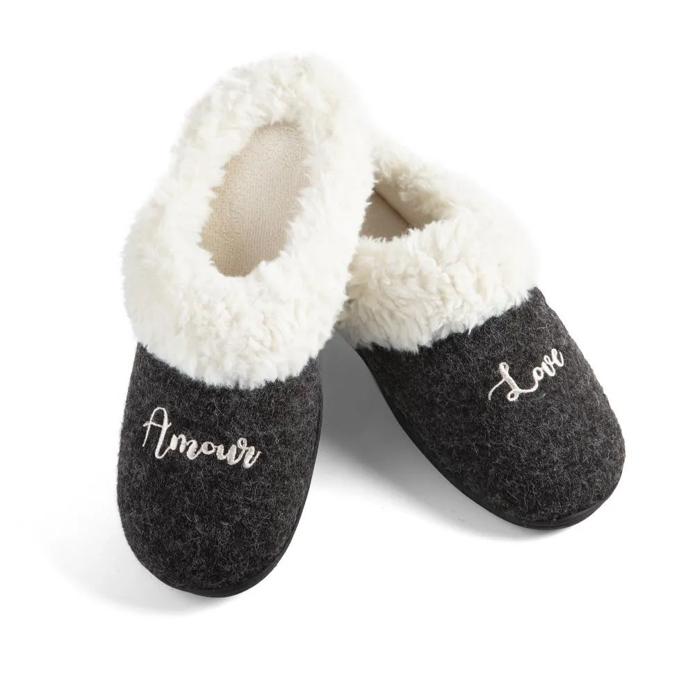 Women’s Sweater Knit Novelty Clog Slippers